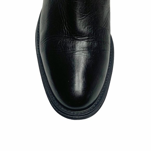 AQUATALIA by Marvin K Undy Black Woven Elastane & Leather Riding Boot - Picture 6 of 13